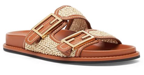 fendi buckle sandal